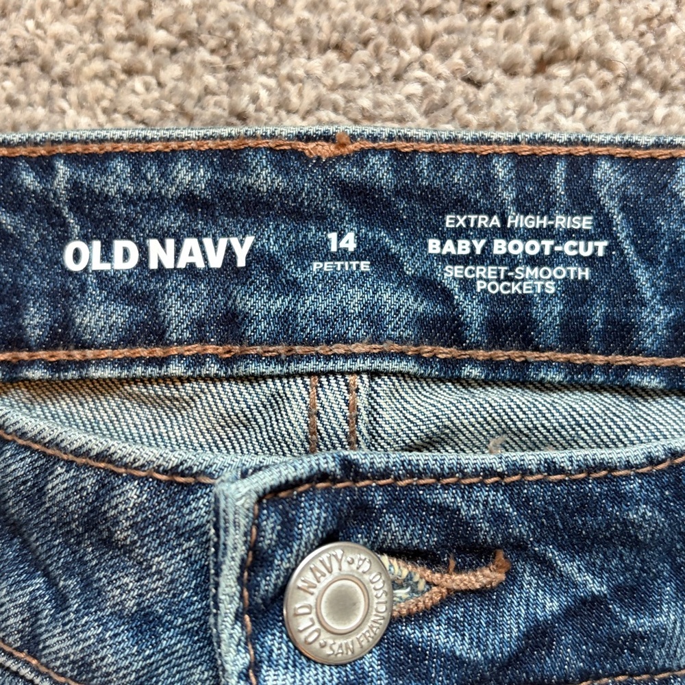 Old Navy Blue baby boot cut Women's Jeans